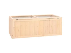 Outlet vidaXL Hamsterkäfig 104x52x38 cm Massivholz Tanne