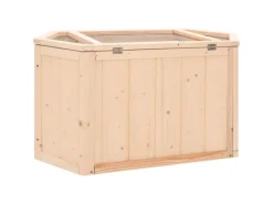 Hot vidaXL Hamsterkäfig 80x40x43 cm Massivholz Tanne