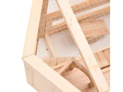 Hot vidaXL Hamsterkäfig 80x40x43 cm Massivholz Tanne