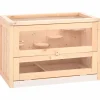 Discount vidaXL Hamsterkäfig 60x35,5x42 cm Massivholz Tanne