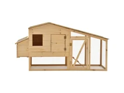 Hot vidaXL Hühnerkäfig Massivholz Kiefer 178x67x92 cm