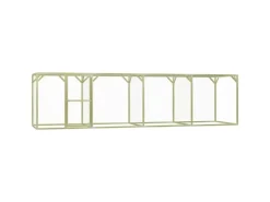 Sale vidaXL Hühnerkäfig 1,5x6x1,5 m Imprägniertes Kiefernholz