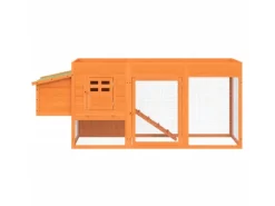 Discount vidaXL Hühnerstall Braun 204x50x84 cm Massivholz Kiefer