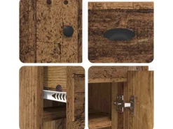 vidaXL Highboard 70 x 35,5 x 67,5 cm Holzwerkstoff 881417