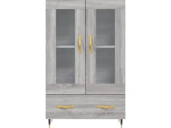 vidaXL Highboard Grau Sonoma 69,5x31x115 cm Holzwerkstoff 828282