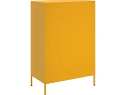 vidaXL Highboard Senf 68x39x101,5 cm Stahl 843111