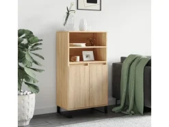 vidaXL Highboard Sonoma-Eiche 60x36x110 cm Holzwerkstoff 831495