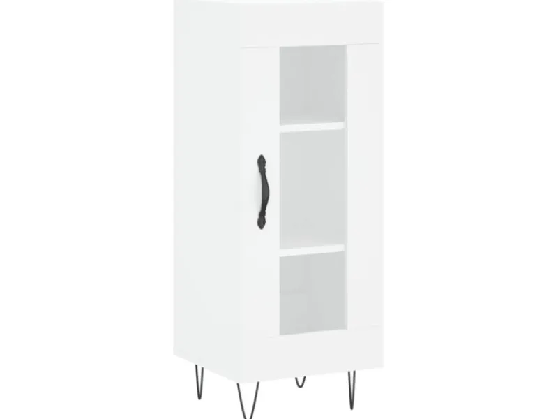 Discount vidaXL Highboard 34,5x34x180 cm Holzwerkstoff 3199073 Weiß