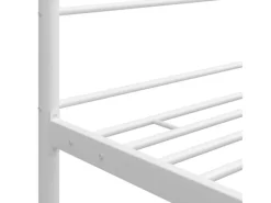 vidaXL Himmelbett Weiß Metall 120x200 cm651108
