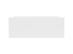 vidaXL Hängende Nachttische 2 Stk Weiß 40x30x15 cm Holzwerkstoff