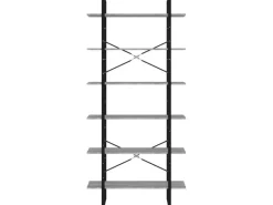 vidaXL Hochschrank Grau Sonoma 100x30x210 cm Holzwerkstoff
