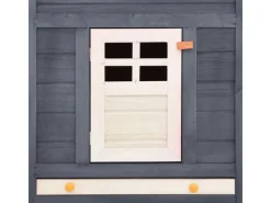 Sale vidaXL Kaninchenstall mit Freilauf Grau und Weiß Tanne Massivholz