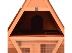 Discount vidaXL Kaninchenstall 152x127x109,5 cm Massivholz Tanne