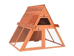 Discount vidaXL Kaninchenstall 152x127x109,5 cm Massivholz Tanne