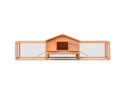 Best vidaXL Kaninchenstall 310x70x87 cm Kiefernholz & Tannenholz