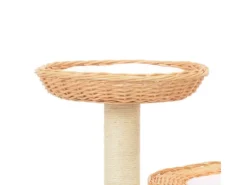 vidaXL Katzen-Kratzbaum Sisal Natürliches Weidenholz Modell 2