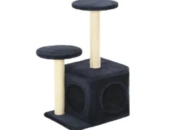 Outlet vidaXL Katzen-Kratzbaum Sisal 60 cm Dunkelblau