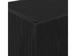 Discount vidaXL Küchenschrank mit Regal Schwarz Eichen-Optik 60 x 50 x 180 cm 3365557 Eiche Schwarz