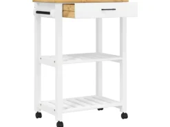 vidaXL Küchenwagen MONZA 60x40x90 cm Massivholz Kiefer Modell 8