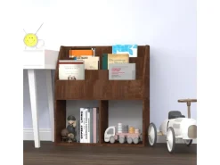 vidaXL Kinder-Bücherregal Braun Eiche 71x30x78,5 cm Holzwerkstoff