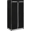 Hot vidaXL Kleiderschrank Schwarz 75×50×160 cm