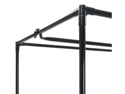 Hot vidaXL Kleiderschrank Schwarz 75×50×160 cm