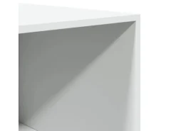 vidaXL Kleiderschrank Weiß 80x50x200 cm Holzwerkstoff