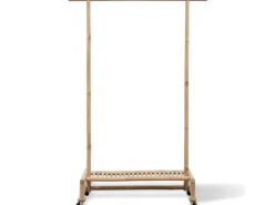 Best vidaXL Kleiderständer Bambus 242496