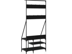 vidaXL Kleiderständer mit Schuhablage 80x40x184 cm 837862