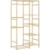 Discount vidaXL Kleiderständer mit Ablagen 100x50x184,5 cm Bambus 4008920