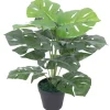 vidaXL Künstliche Monstera-Pflanze mit Topf 45 cm Grün