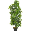 vidaXL Künstliche Pflanze Lorbeerbaum mit Topf Grün 120 cm