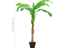 Online vidaXL Künstlicher Bananenbaum mit Topf 180 cm Grün