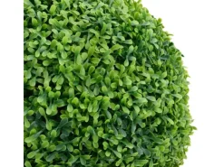 vidaXL Künstlicher Buchsbaum mit Topf Kugelform Grün 50 cm