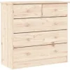vidaXL Kommode ALTA 77x35x73 cm Massivholz Kiefer