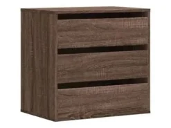 vidaXL Kommode Braun Eichen-Optik 60x41x58 cm Holzwerkstoff