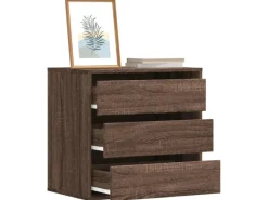 vidaXL Kommode Braun Eichen-Optik 60x41x58 cm Holzwerkstoff