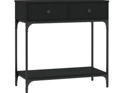 vidaXL Konsolentisch Schwarz 75x34,5x75 cm Holzwerkstoff Modell 1