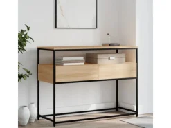 vidaXL Konsolentisch Sonoma-Eiche 100x40x75 cm Holzwerkstoff