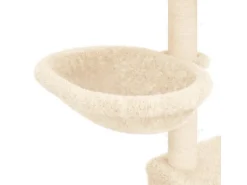 Hot vidaXL Kratzbaum mit Sisal-KratzSäulen Creme 83 cm Modell 3