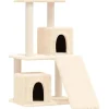 vidaXL Kratzbaum mit Sisal-KratzSäulen Creme 82 cm Modell 3