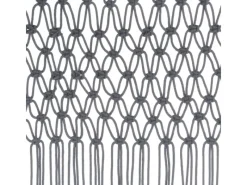 vidaXL Makramee Vorhang Anthrazit 140x240 cm Baumwolle Modell 2