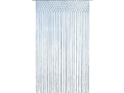 vidaXL Makramee Vorhang Blau 140x240 cm Baumwolle Modell 3