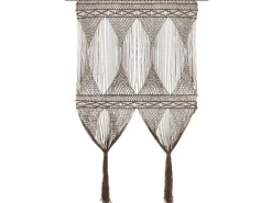 Sale vidaXL Makramee Vorhang Taupe 140x240 cm Baumwolle Modell 5