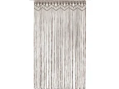 New vidaXL Makramee Vorhang Taupe 140x240 cm Baumwolle Modell 3