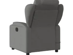 vidaXL Massagesessel Dunkelgrau Samt Modell 9