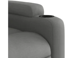 vidaXL Massagesessel Dunkelgrau Samt Modell 9