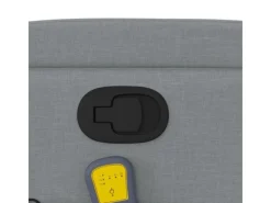 vidaXL Massagesessel Hellgrau Stoff Modell 4