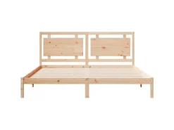 vidaXL Massivholzbett Extra Lang ohne Matratze 200x220 cm 3309207