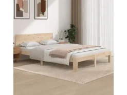vidaXL Massivholzbett Kiefer 140x200 cm1137029